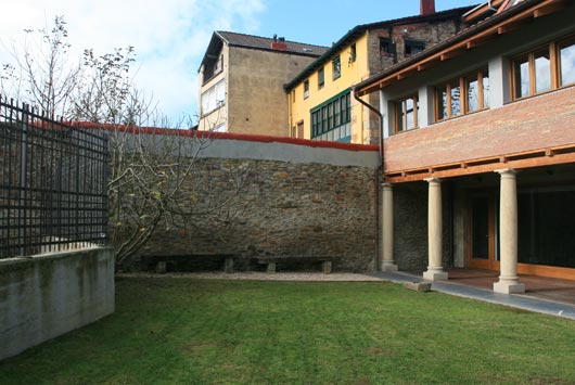 Kurutze Santu Museoa en Durango - Vista del jardín - ASGA Arquitectos Bilbao