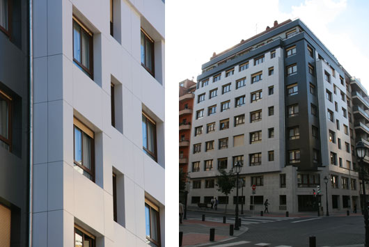 Residencia Angelicas de la tercera edad - Fachada 02 - ASGA Arquitectos Bilbao
